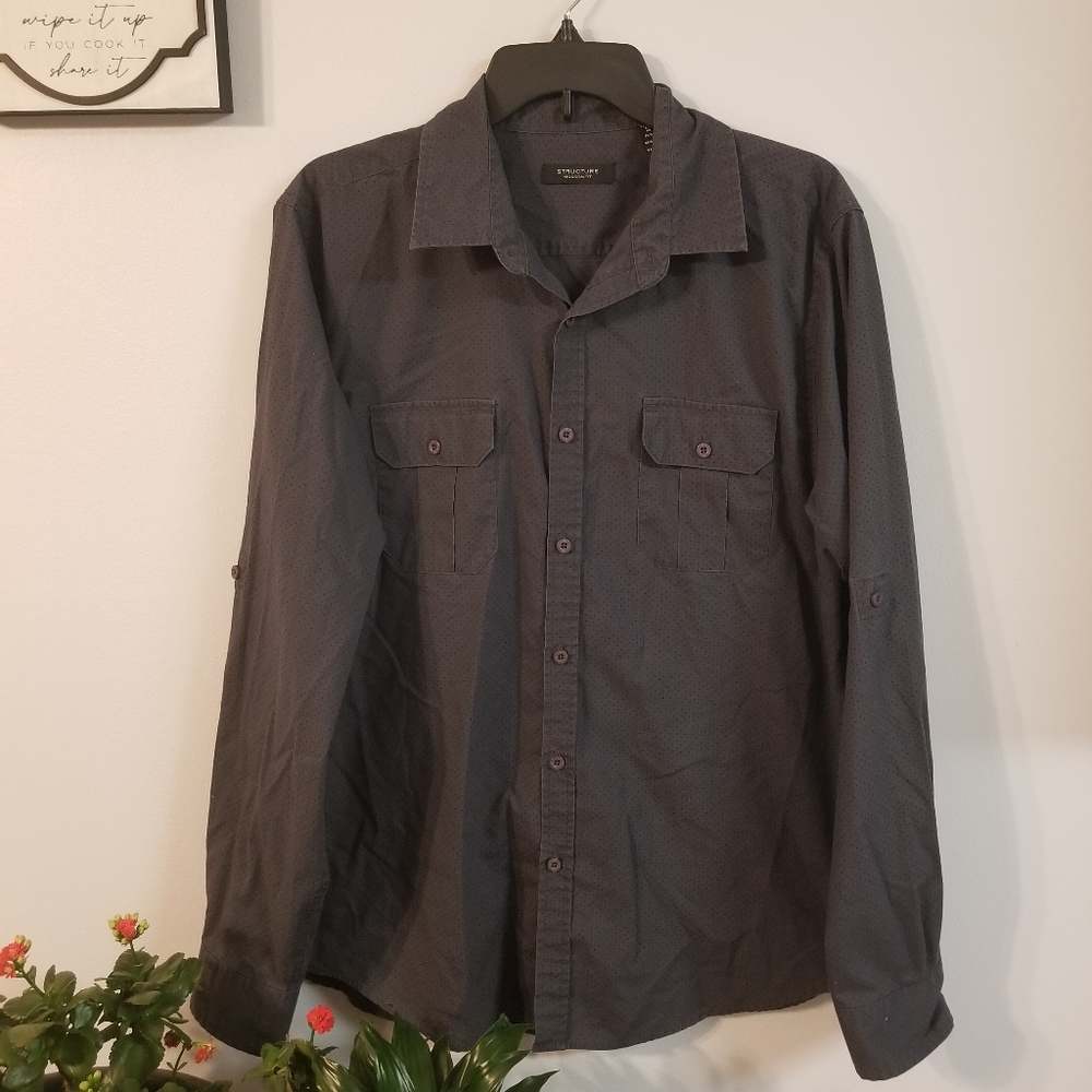 Mens Modern Fit Dress Shirt